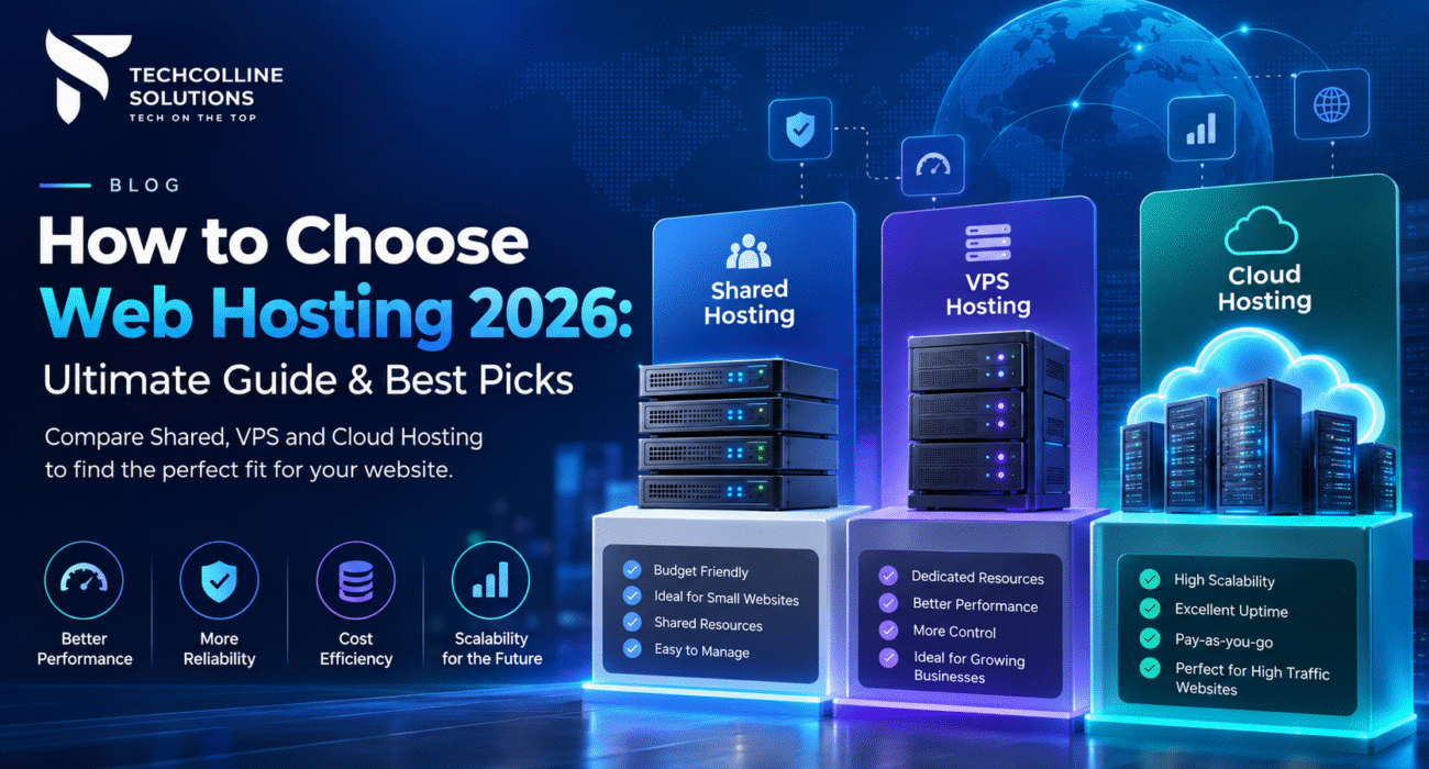How to choose web hosting in 2026 – comparison of shared hosting, VPS hosting and cloud hosting